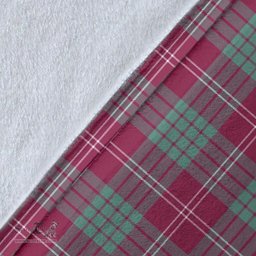 Scottish Crawford Ancient Clan Tartan Blanket - Wave Style Scottish Plaid Tartan Plaid