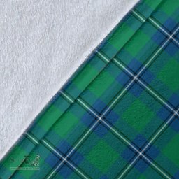 Scottish Irvine Ancient Clan Tartan Blanket - Wave Style Scottish Plaid Tartan Plaid