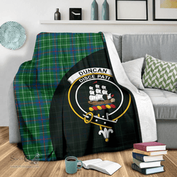 Scottish Duncan Ancient Clan Tartan Blanket - Wave Style Scottish Plaid Tartan Plaid