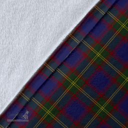 Scottish Durie Clan Tartan Blanket - Wave Style Scottish Plaid Tartan Plaid