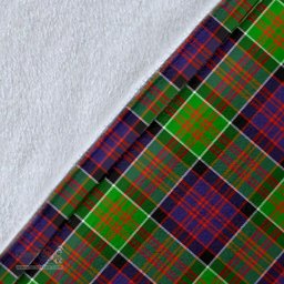 Scottish MacDonald of Clanranald Clan Tartan Blanket - Wave Style Scottish Plaid Tartan Plaid