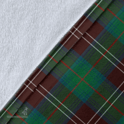 Scottish Chisholm Hunting Ancient Clan Tartan Blanket - Wave Style Scottish Plaid Tartan Plaid