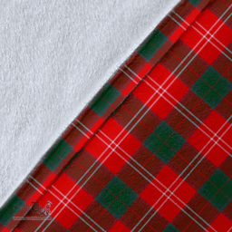 Scottish Chisholm Modern Clan Tartan Blanket - Wave Style Scottish Plaid Tartan Plaid