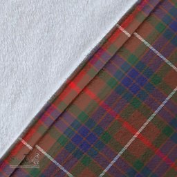 Scottish Fraser Hunting Modern Clan Tartan Blanket - Wave Style Scottish Plaid Tartan Plaid
