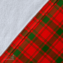 Scottish MacQuarrie Modern Clan Tartan Blanket - Wave Style Scottish Plaid Tartan Plaid