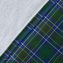 Scottish Cockburn Ancient Clan Tartan Blanket - Wave Style Scottish Plaid Tartan Plaid