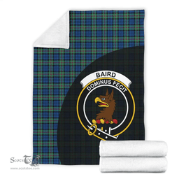 Scottish Baird Ancient Clan Tartan Blanket - Wave Style Scottish Plaid Tartan Plaid