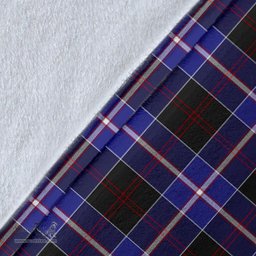 Scottish Dunlop Modern Clan Tartan Blanket - Wave Style Scottish Plaid Tartan Plaid