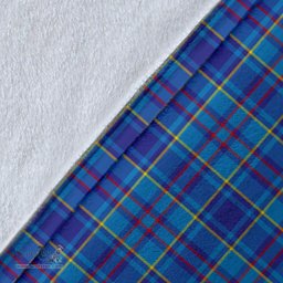 Scottish Mercer Modern Clan Tartan Blanket - Wave Style Scottish Plaid Tartan Plaid