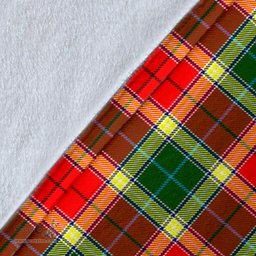 Scottish Gibbs Clan Tartan Blanket - Wave Style Scottish Plaid Tartan Plaid