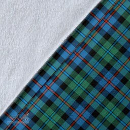 Scottish Campbell of Cawdor Ancient Clan Tartan Blanket - Wave Style Scottish Plaid Tartan Plaid