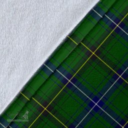 Scottish Henderson Modern Clan Tartan Blanket - Wave Style Scottish Plaid Tartan Plaid