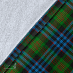 Scottish Newlands of Lauriston Clan Tartan Blanket - Wave Style Scottish Plaid Tartan Plaid
