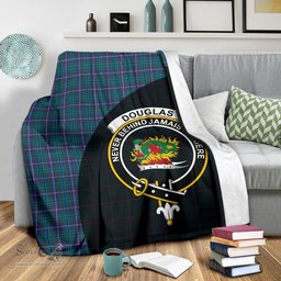 Scottish Douglas Modern Clan Tartan Blanket - Wave Style Scottish Plaid Tartan Plaid