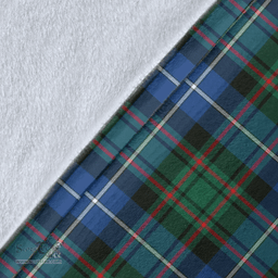 Scottish MacRae Hunting Ancient Clan Tartan Blanket - Wave Style Scottish Plaid Tartan Plaid