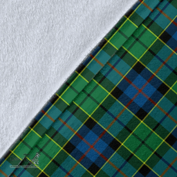 Scottish Forsyth Ancient Clan Tartan Blanket - Wave Style Scottish Plaid Tartan Plaid