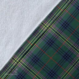 Scottish Kennedy Modern Clan Tartan Blanket - Wave Style Scottish Plaid Tartan Plaid