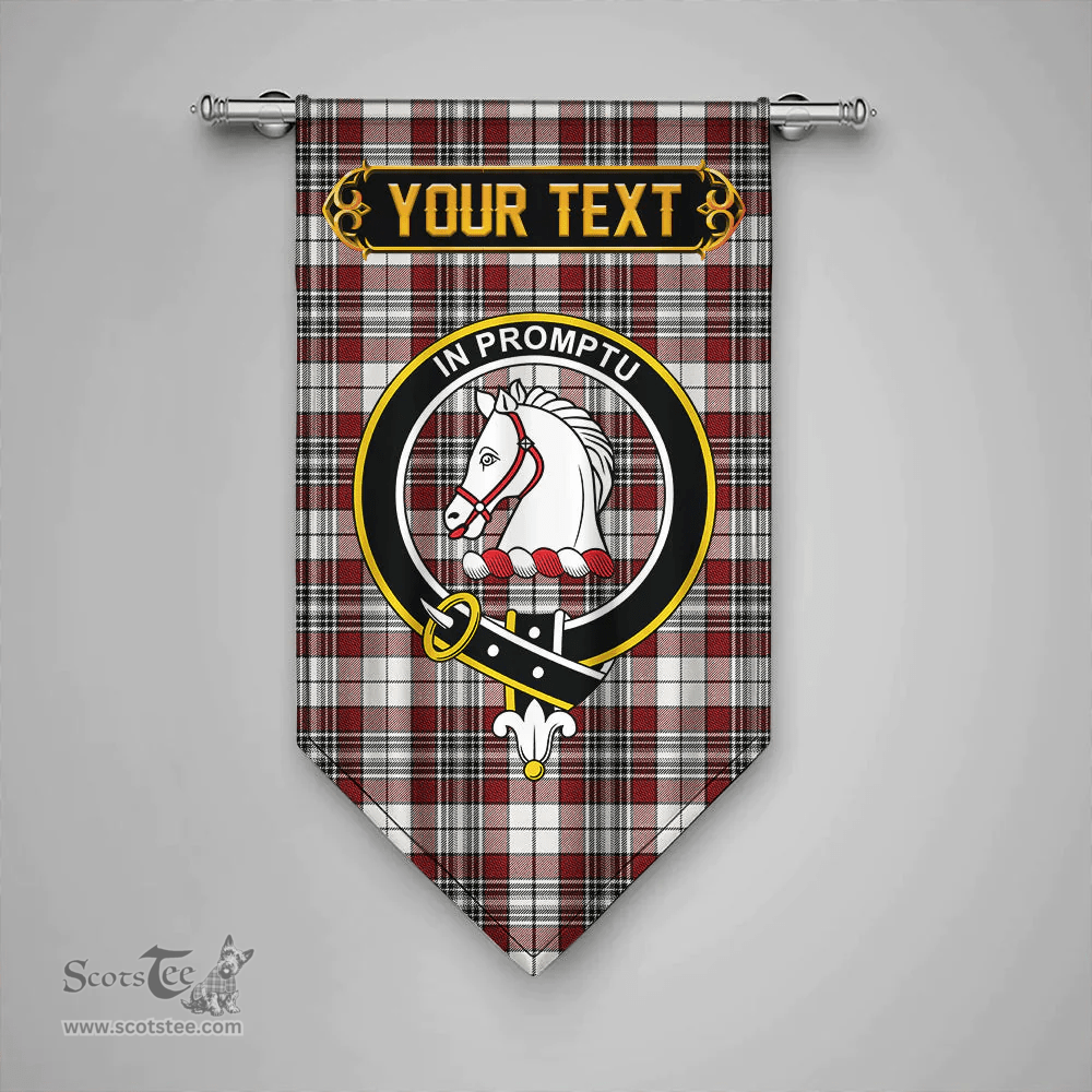 Scottish Dunbar Plaid Clan Tartan Gonfalon - Crest Personalize Scottish Plaid Tartan Plaid