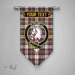 Scottish Dunbar Plaid Clan Tartan Gonfalon - Crest Personalize Scottish Plaid Tartan Plaid