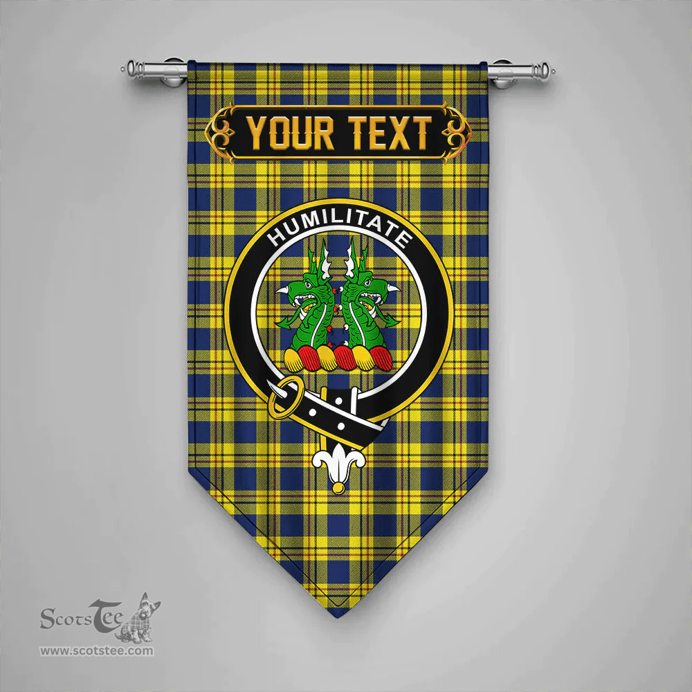 Scottish Carlisle (Carlill) Modern Clan Tartan Gonfalon - Crest Personalize Scottish Plaid Tartan Plaid