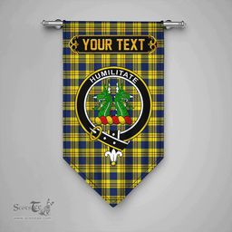 Scottish Carlisle (Carlill) Modern Clan Tartan Gonfalon - Crest Personalize Scottish Plaid Tartan Plaid