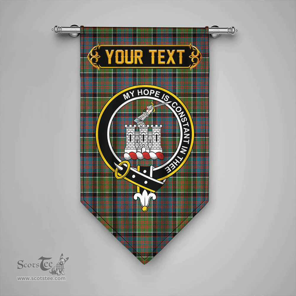 Scottish MacDonald of Clanranald (Donald of Clanranald) Ancient Clan Tartan Gonfalon - Crest Personalize Scottish Plaid Tartan Plaid