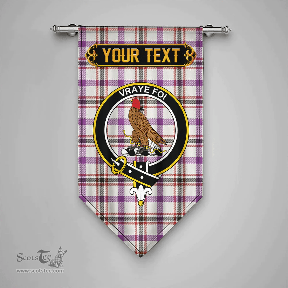 Scottish Boswell Dress Weathered Clan Tartan Gonfalon - Crest Personalize Scottish Plaid Tartan Plaid