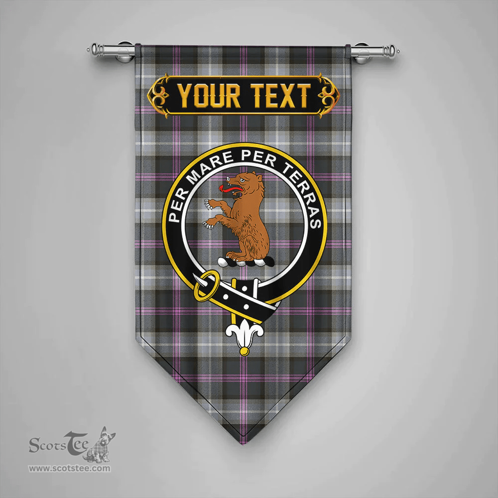 Scottish Alexander of Menstry Hunting Weathered Clan Tartan Gonfalon - Crest Personalize Scottish Plaid Tartan Plaid
