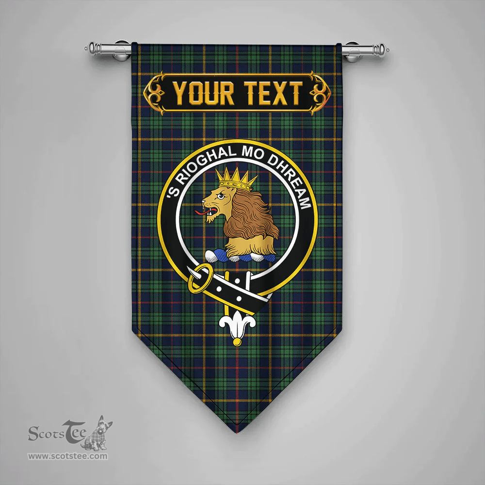 Scottish MacCainsh Modern Clan Tartan Gonfalon - Crest Personalize Scottish Plaid Tartan Plaid