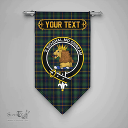 Scottish MacCainsh Modern Clan Tartan Gonfalon - Crest Personalize Scottish Plaid Tartan Plaid