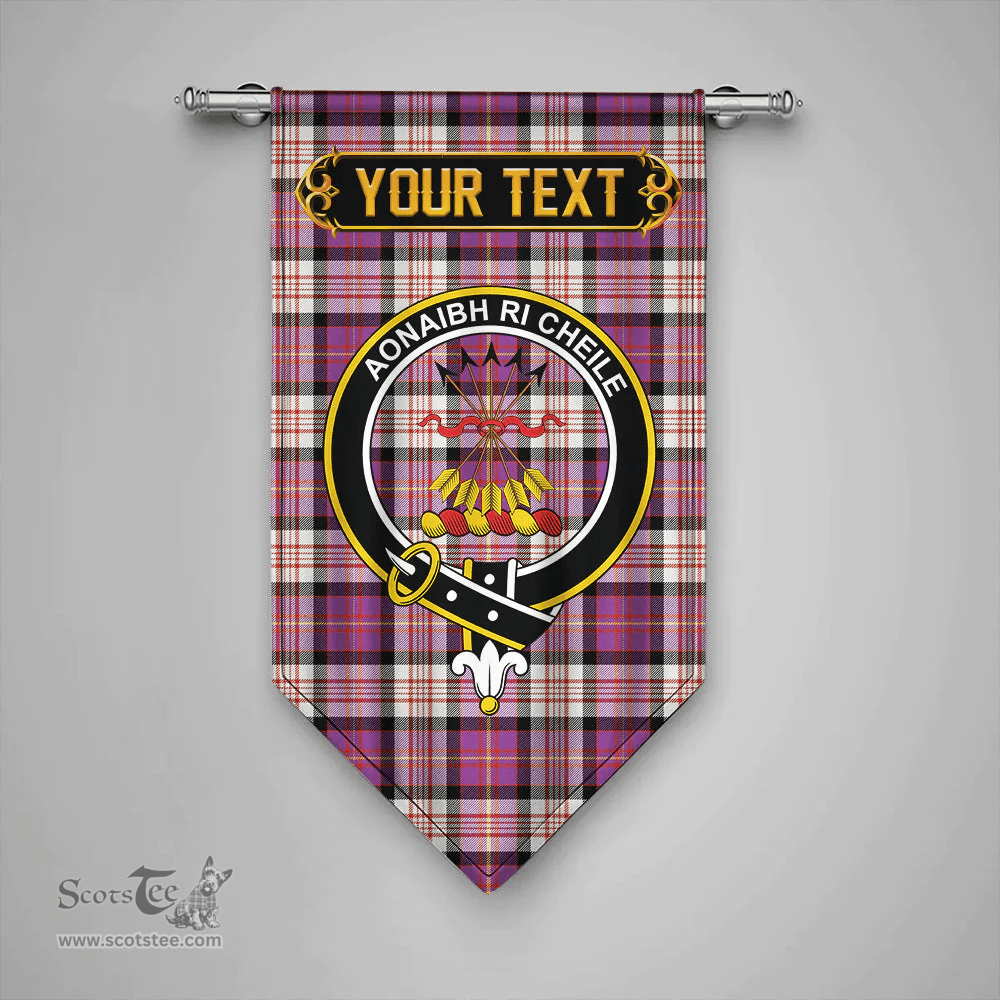 Scottish Cameron of Erracht Dress #2 Ancient 2 Clan Tartan Gonfalon - Crest Personalize Scottish Plaid Tartan Plaid