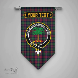 Scottish Cairns of Finavon Modern Clan Tartan Gonfalon - Crest Personalize Scottish Plaid Tartan Plaid