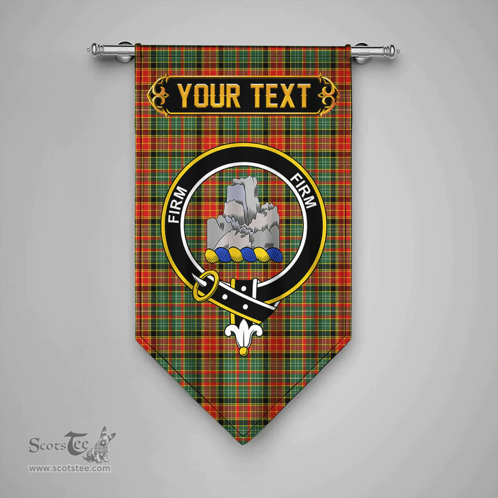 Scottish Dalrymple of Castleton #2 Modern Clan Tartan Gonfalon - Crest Personalize Scottish Plaid Tartan Plaid