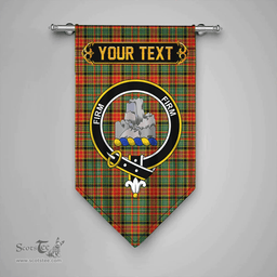 Scottish Dalrymple of Castleton #2 Modern Clan Tartan Gonfalon - Crest Personalize Scottish Plaid Tartan Plaid