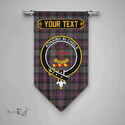 Scottish Cameron of Erracht #3 Weathered 2 Clan Tartan Gonfalon - Crest Personalize Scottish Plaid Tartan Plaid