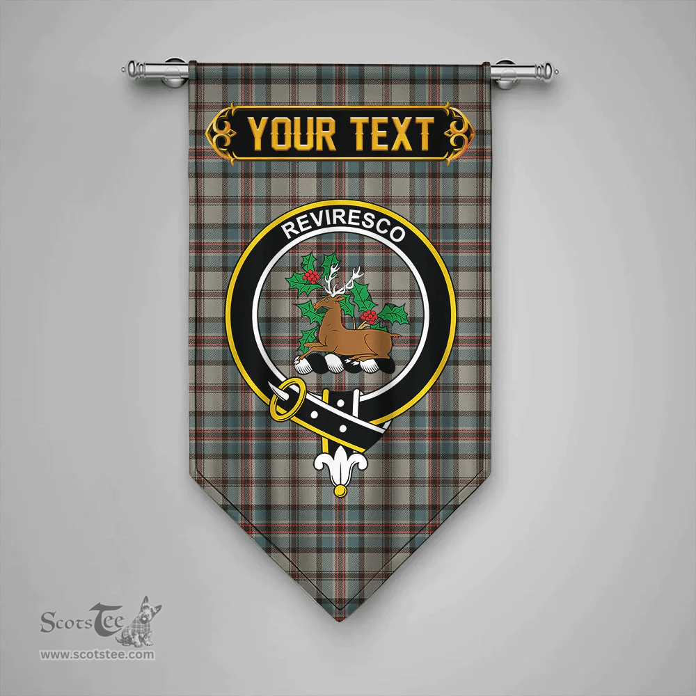 Scottish Dinwoodie Weathered Clan Tartan Gonfalon - Crest Personalize Scottish Plaid Tartan Plaid