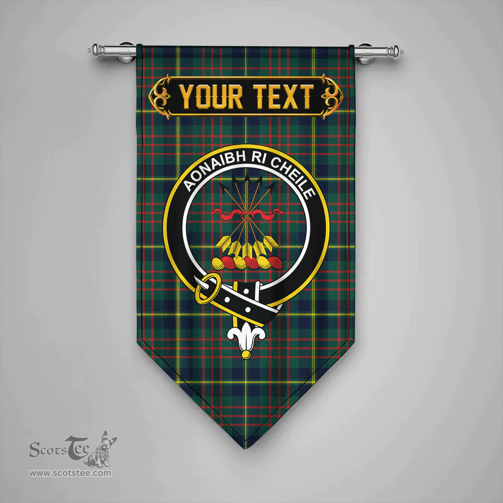 Scottish Cameron of Lochiel Hunting Modern 2 Clan Tartan Gonfalon - Crest Personalize Scottish Plaid Tartan Plaid