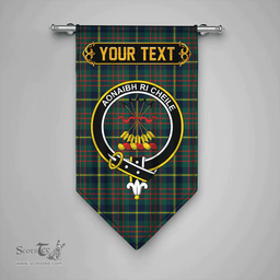Scottish Cameron of Lochiel Hunting Modern 2 Clan Tartan Gonfalon - Crest Personalize Scottish Plaid Tartan Plaid