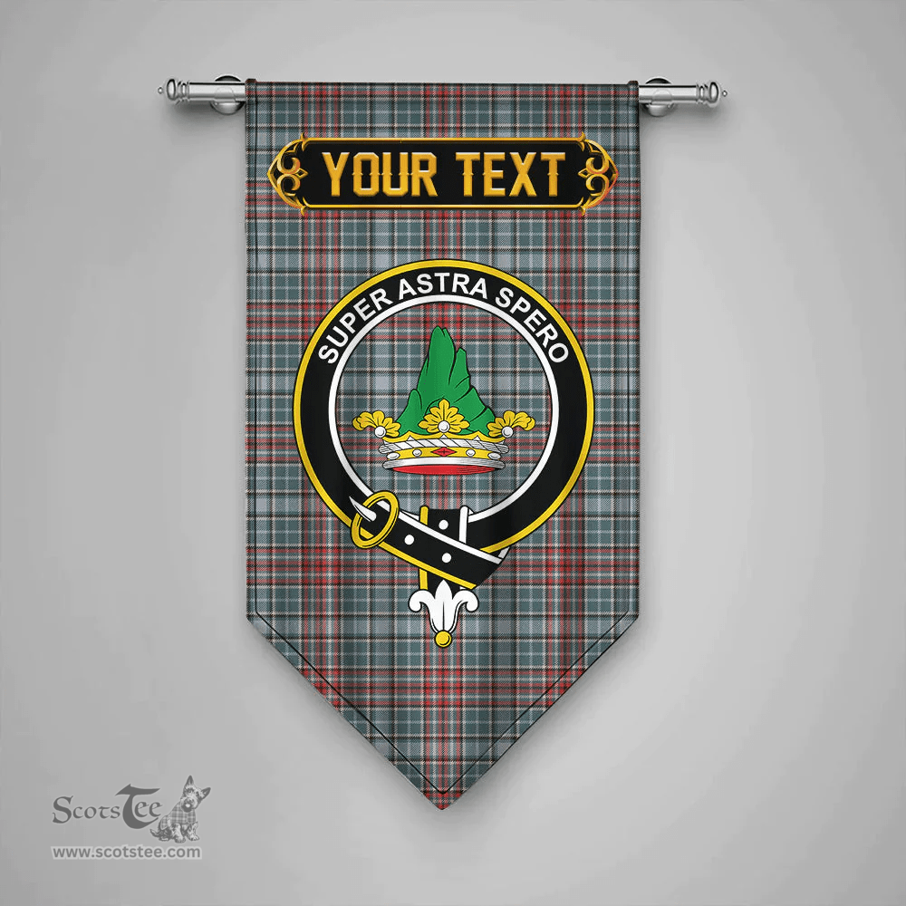 Scottish Gayre Weathered Clan Tartan Gonfalon - Crest Personalize Scottish Plaid Tartan Plaid