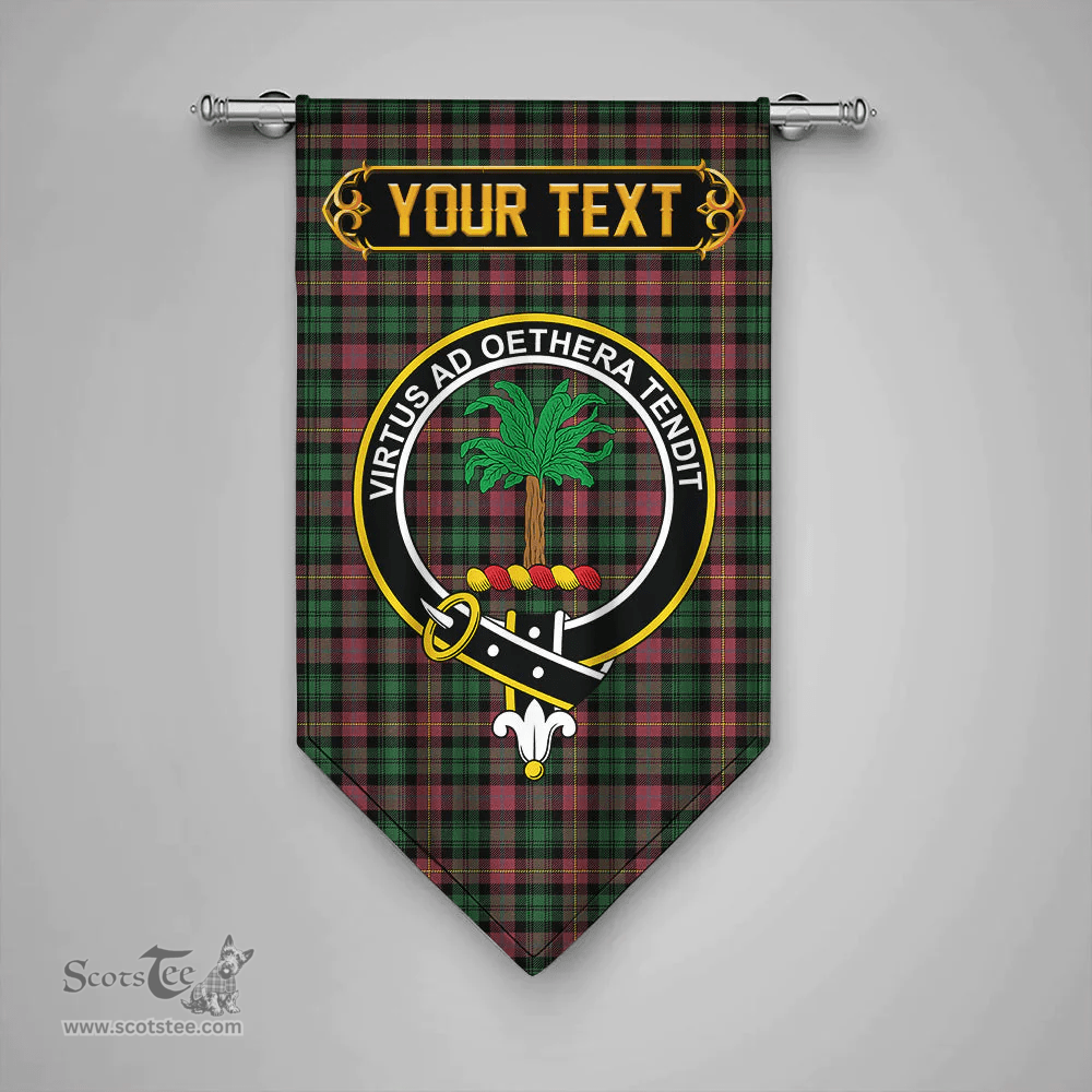 Scottish Cairns of Finavon Ancient Clan Tartan Gonfalon - Crest Personalize Scottish Plaid Tartan Plaid