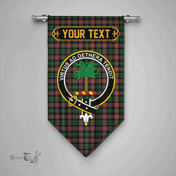Scottish Cairns of Finavon Ancient Clan Tartan Gonfalon - Crest Personalize Scottish Plaid Tartan Plaid