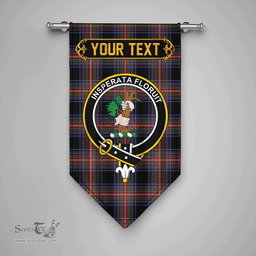 Scottish Braveheart Warrior (Wate #2) Ancient Clan Tartan Gonfalon - Crest Personalize Scottish Plaid Tartan Plaid