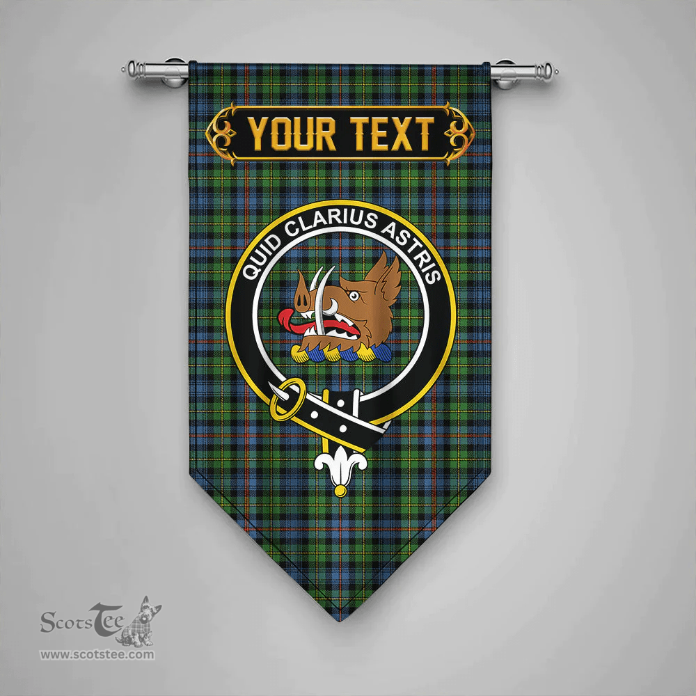 Scottish Baillie of Lamington Clan Tartan Gonfalon - Crest Personalize Scottish Plaid Tartan Plaid