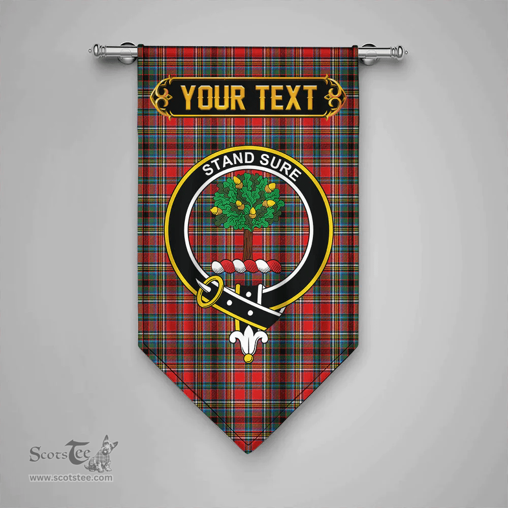 Scottish Anderson of Ardbrake Clan Tartan Gonfalon - Crest Personalize Scottish Plaid Tartan Plaid