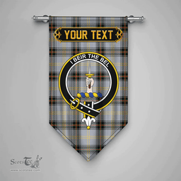 Scottish Bell of the Borders Ancient Clan Tartan Gonfalon - Crest Personalize Scottish Plaid Tartan Plaid