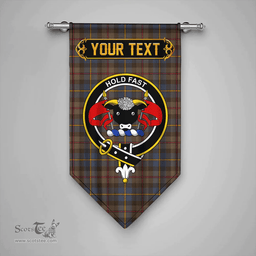 Scottish MacLeod of Skeabost Modern Clan Tartan Gonfalon - Crest Personalize Scottish Plaid Tartan Plaid