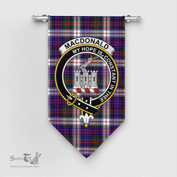 Scottish MacDonald Dress Modern Clan Tartan Gonfalon - Crest Classic Scottish Plaid Tartan Plaid