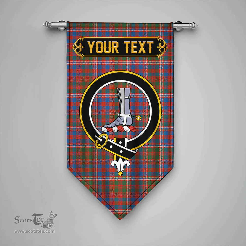 Scottish MacColl (MacCall) Ancient Clan Tartan Gonfalon - Crest Personalize Scottish Plaid Tartan Plaid