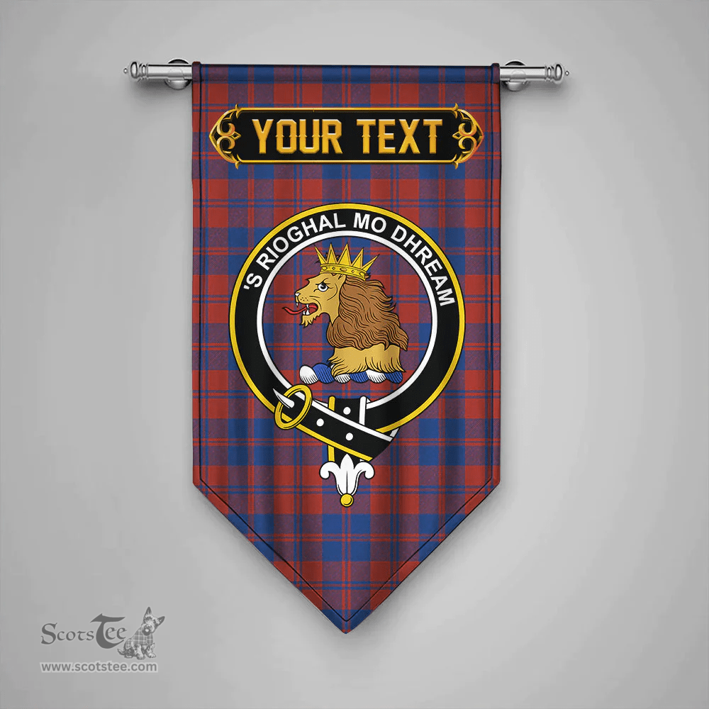 Scottish MacGregor of Glengyle (Gregor of Deeside) Modern Clan Tartan Gonfalon - Crest Personalize Scottish Plaid Tartan Plaid
