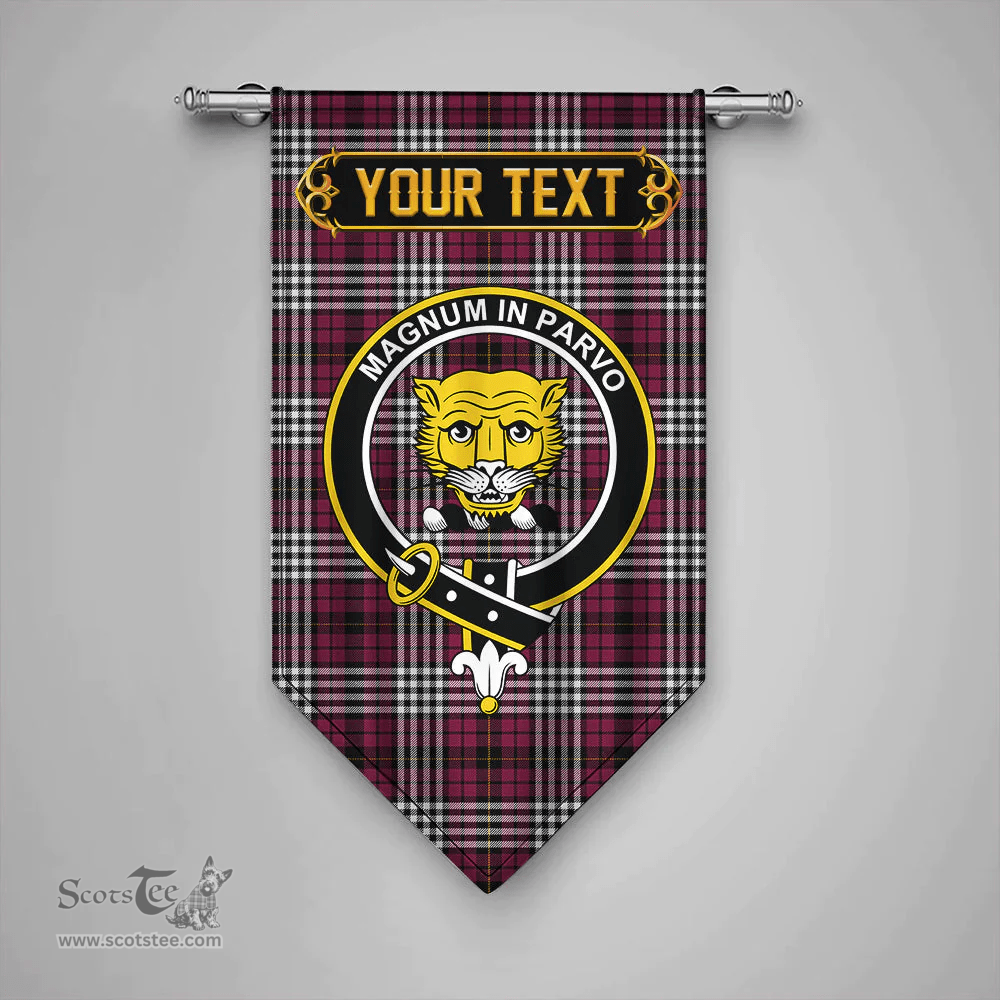 Scottish Little of Morton Rigg Modern Clan Tartan Gonfalon - Crest Personalize Scottish Plaid Tartan Plaid